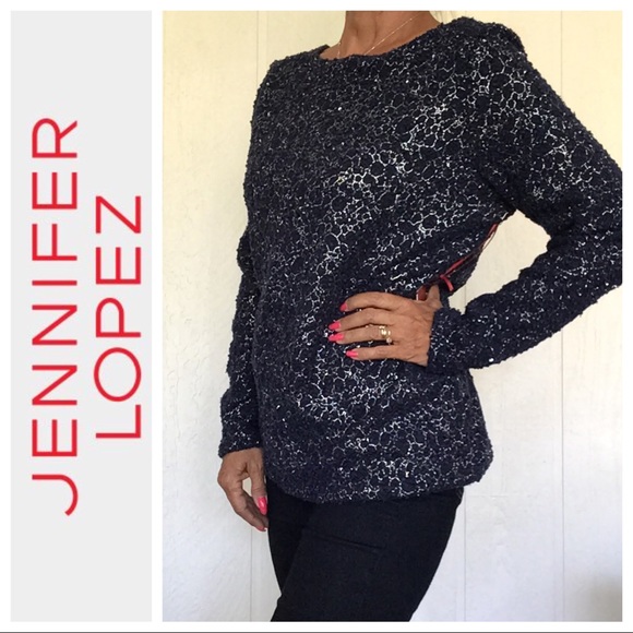 navy blue sparkly tops